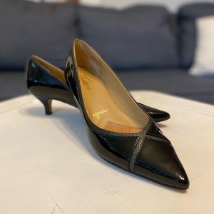 Trotters Women’s Kelsey Black Combo Dress Pumps Size 7